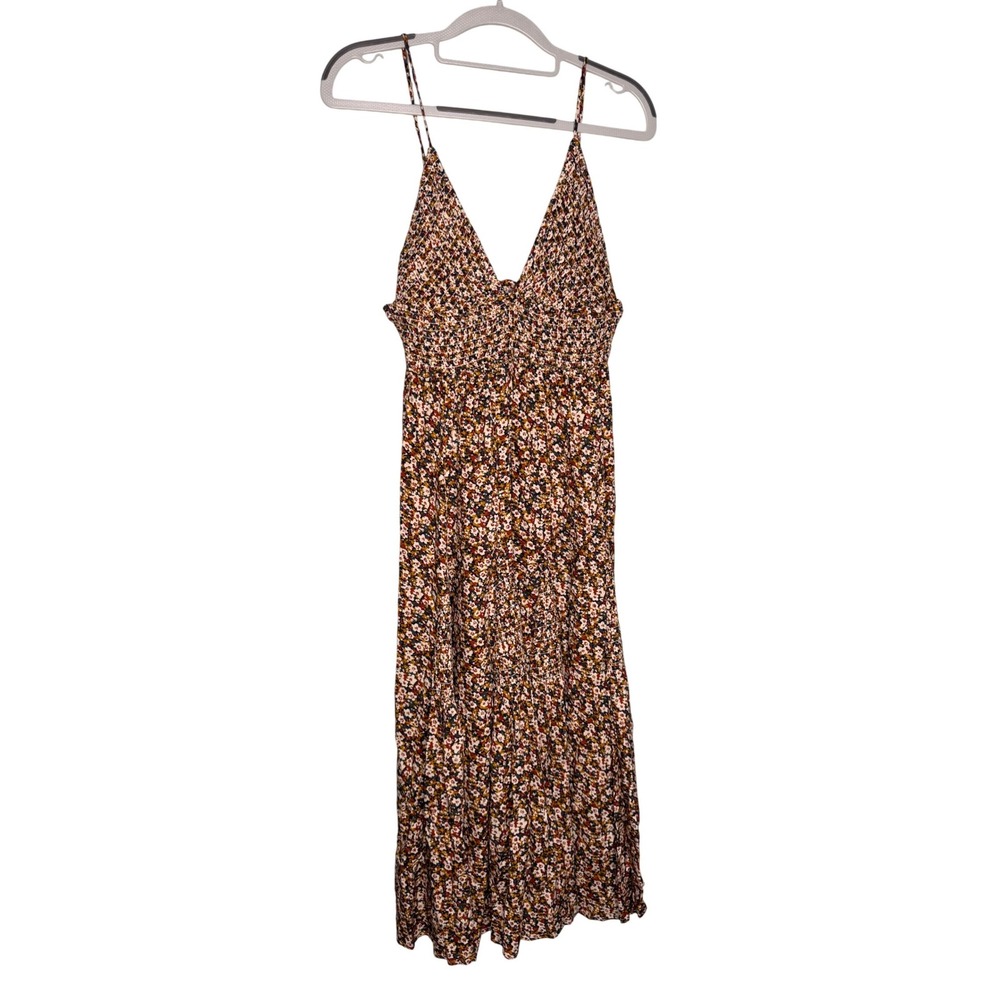 Storia floral print spaghetti strap midi dress romantic whimsical‎ cottagecore